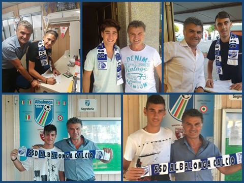 Ultimi colpo dell’Albalonga calcio, arrivano: Saliani, Barcan, Scenna, Iorizzo e Bifano