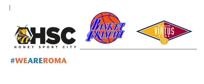 Honey Sport City Roma e Club Basket Frascati insieme, nel segno della Virtus Roma Pallacanestro