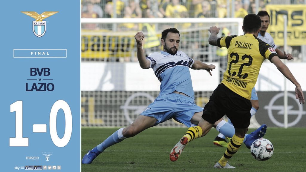LA CRONACA | Borussia Dortmund-Lazio 1-0: indicazioni chiare in vista del Napoli