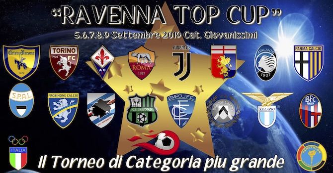 Ravenna Top Cup 2019: appuntamento dal 5 al 9 settembre con Lazio, Roma e Frosinone