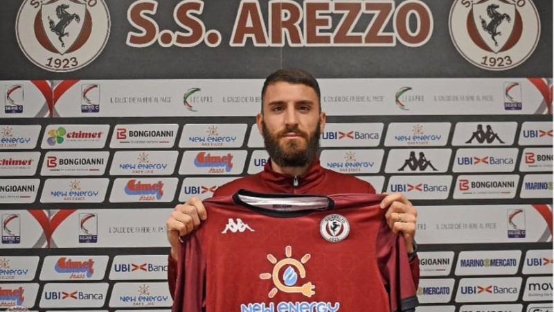 Serie C, Arezzo: dal Catanzaro arriva Paride Pinna