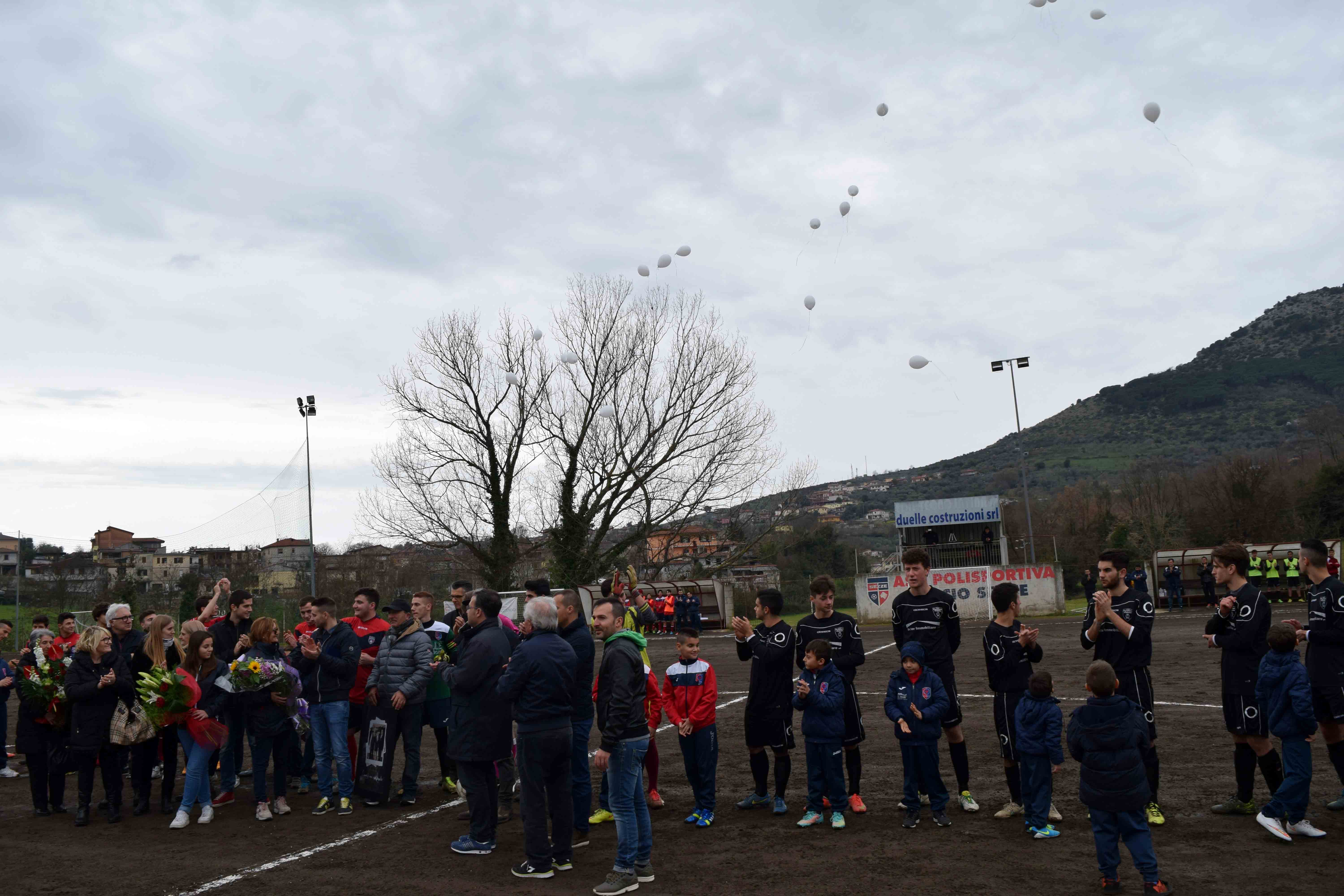 Calcio Sezze, momento d’oro per la Juniores. Sabato scorso cerimonia in memoria di Daniele Morichini