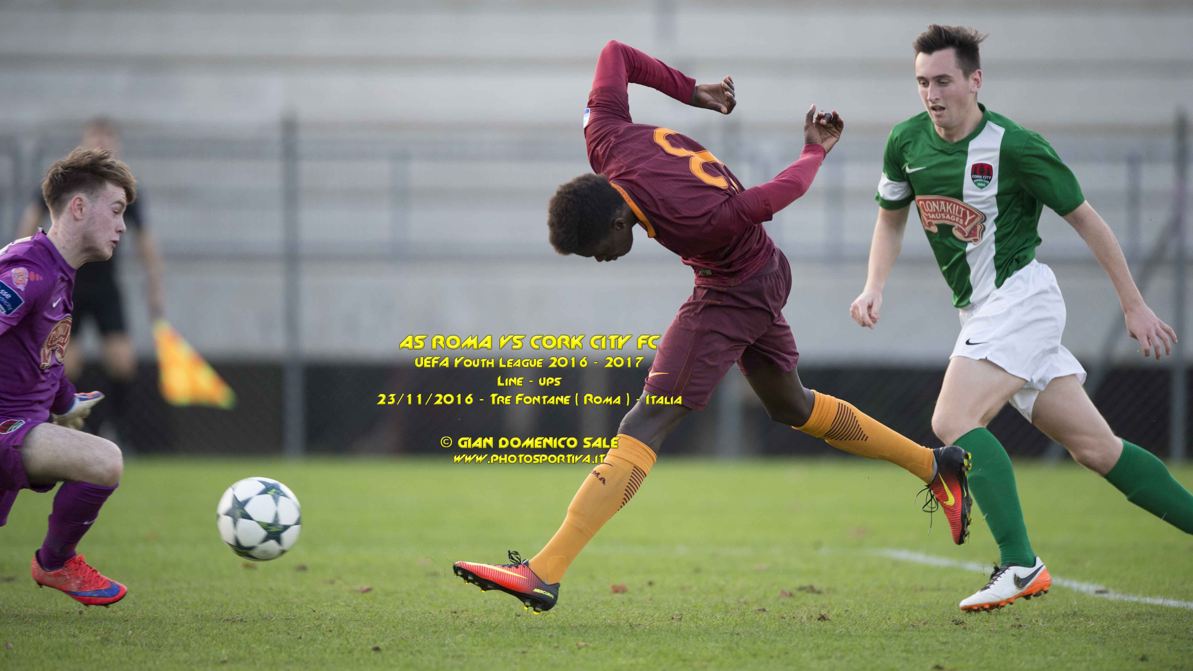Youth League, debutto vincente per la Roma al “Tre fontane”, battuto 1-0 il Cork e passaggio agli ottavi