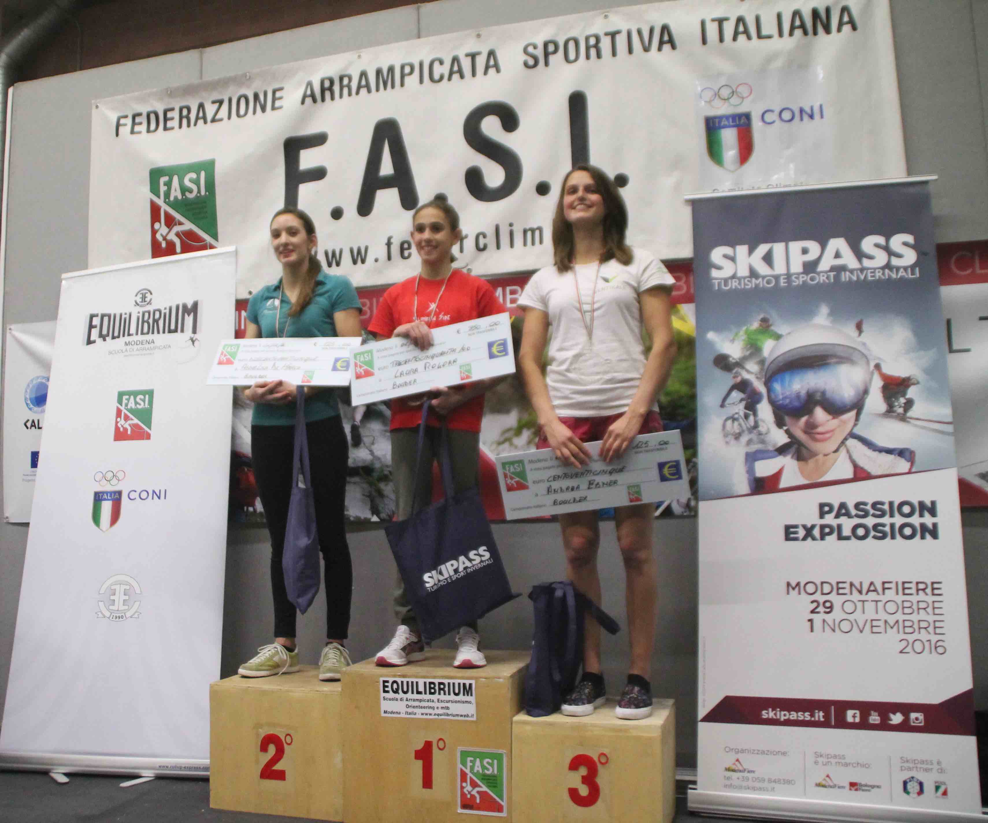 Arrampicata Sportiva: Moroni e Rogora vincono il Campionato italiano Boulder 2016 a Modena