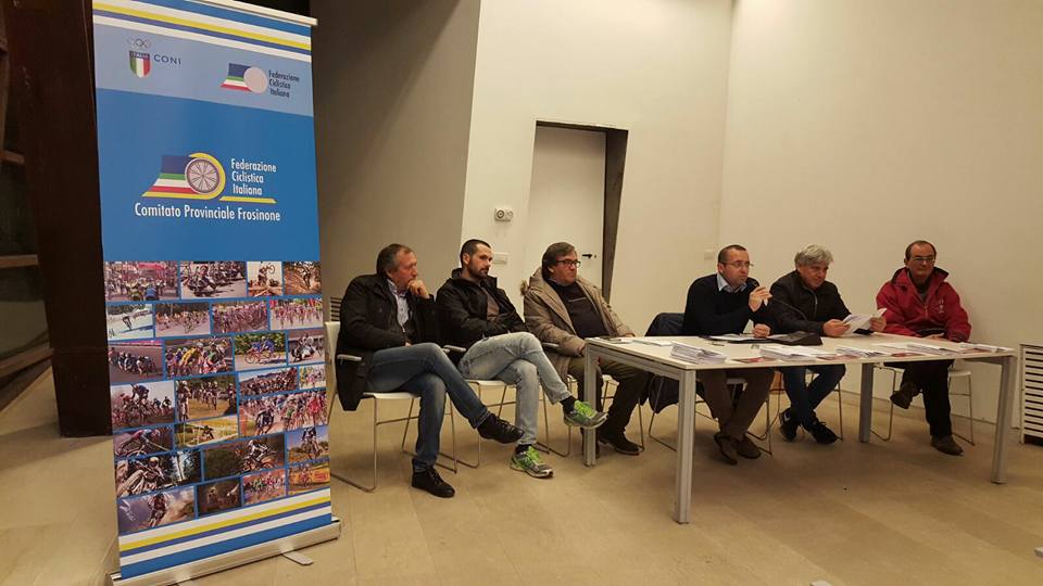 Ciclismo: ieri sera proficuo incontro a Sora tra il direttivo del Comitato Provinciale FCI Frosinone e le società affiliate