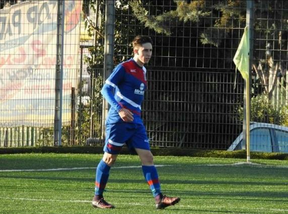 Alessio Rasi della Tor Tre Teste in prova il 26 aprile con la Primavera della Ternana