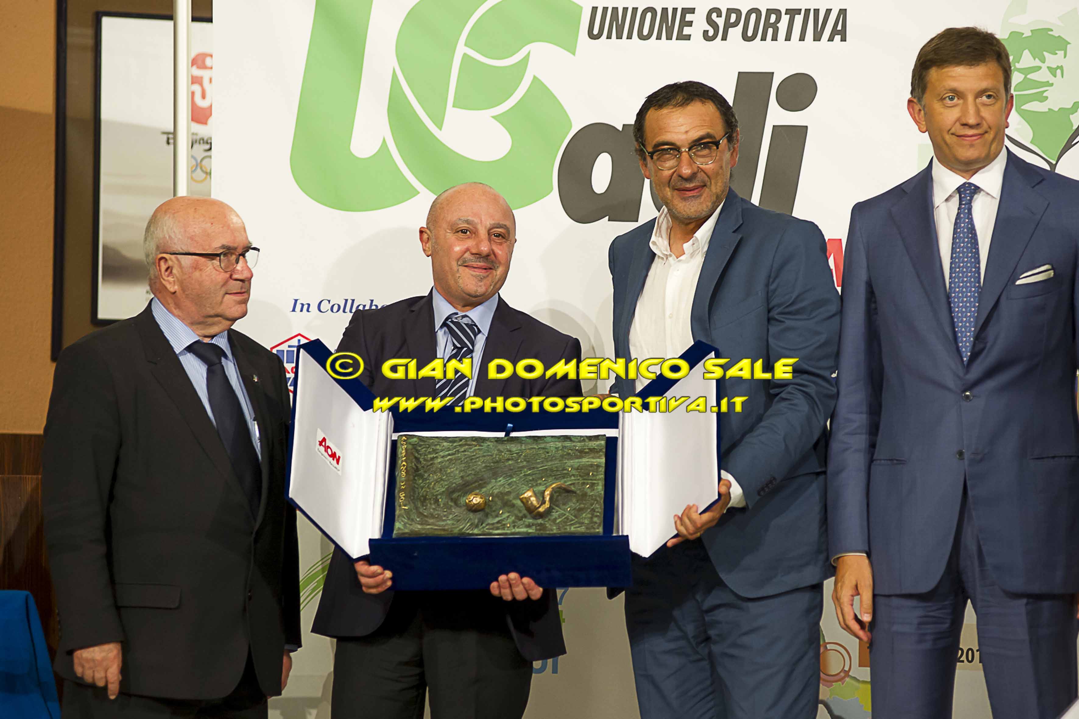 Premio Bearzot 2017: vince l’allenatore del Napoli Maurizio Sarri
