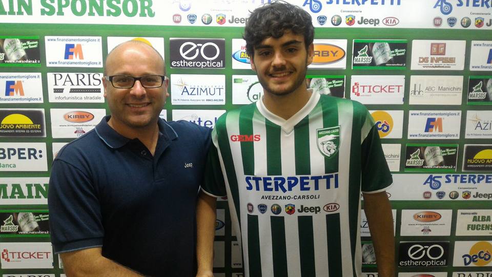 Avezzano Calcio: il terzino destro Davide Di Rocco è un nuovo giocatore biancoverde