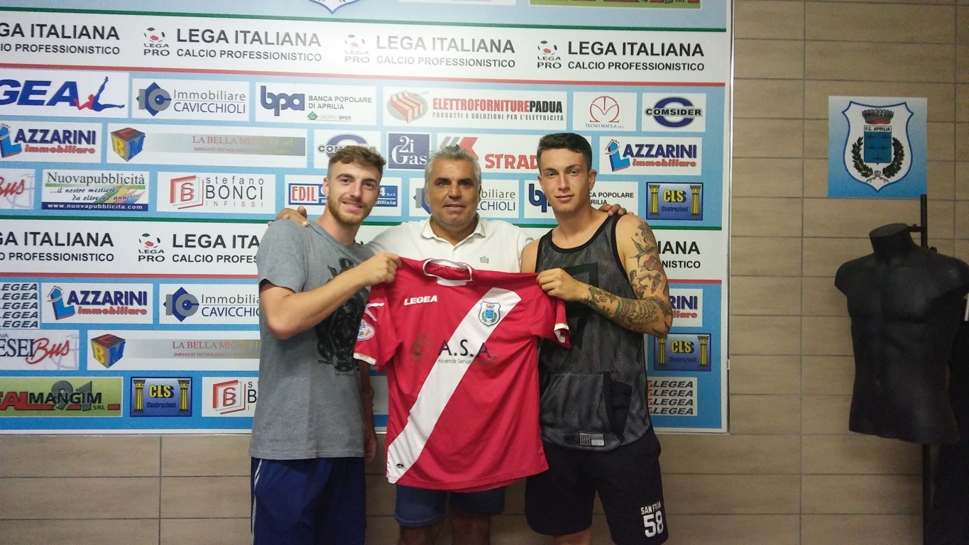 Damiano Sterpone e Gianmarco Valentini sono ufficialmente giocatori dell’Aprilia