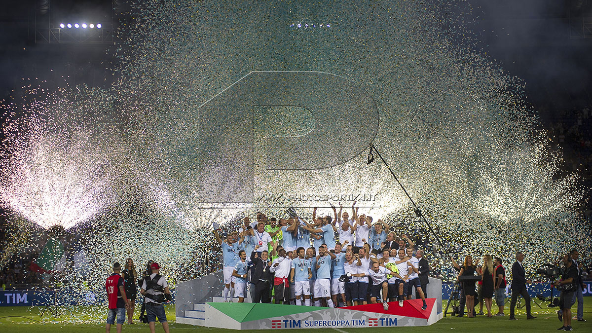 Supercoppa Italiana, trionfo Lazio: 3-2 alla Juventus