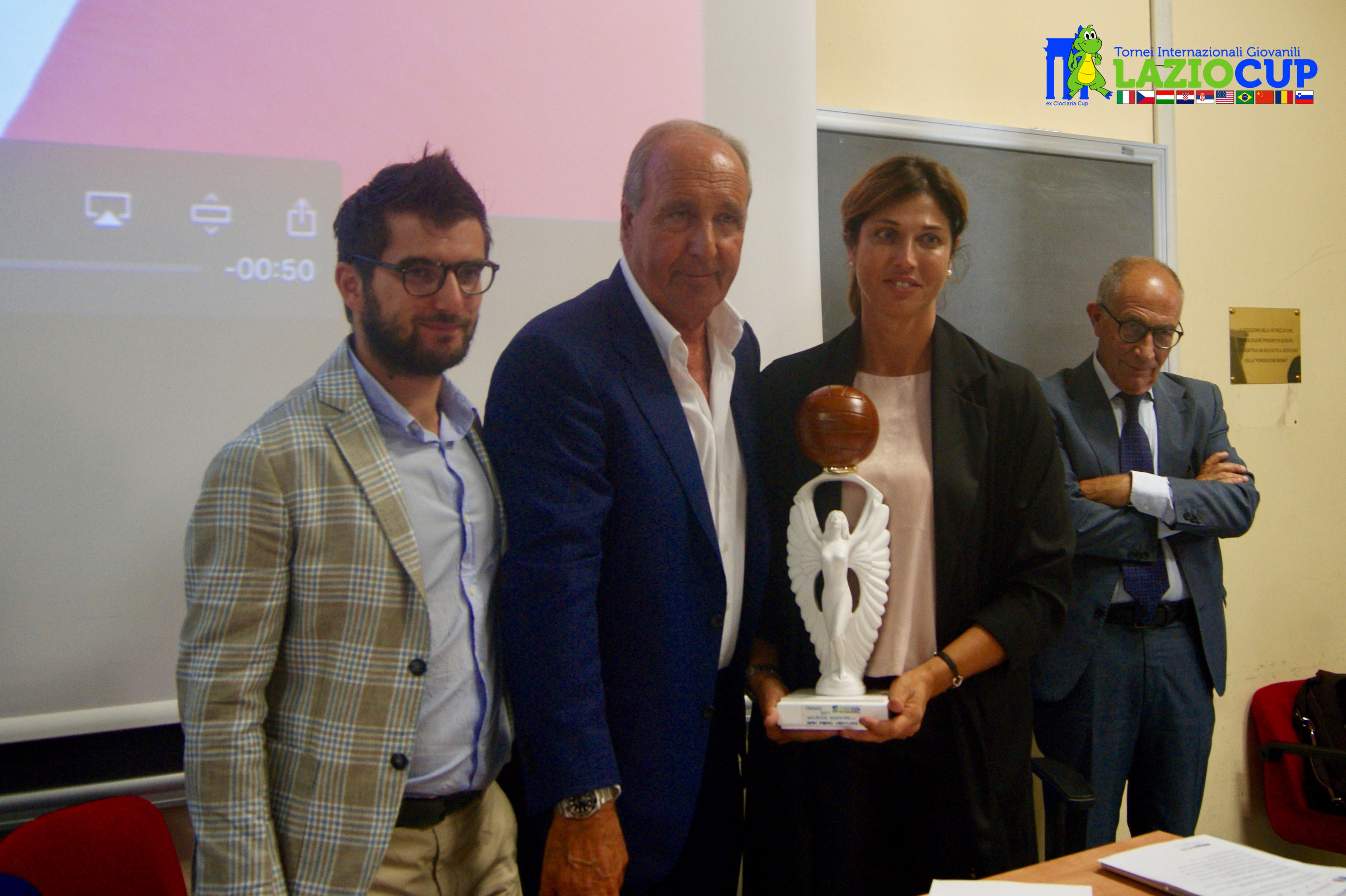 Il ct Ventura riceve il premio “Maurizio Maestrelli”