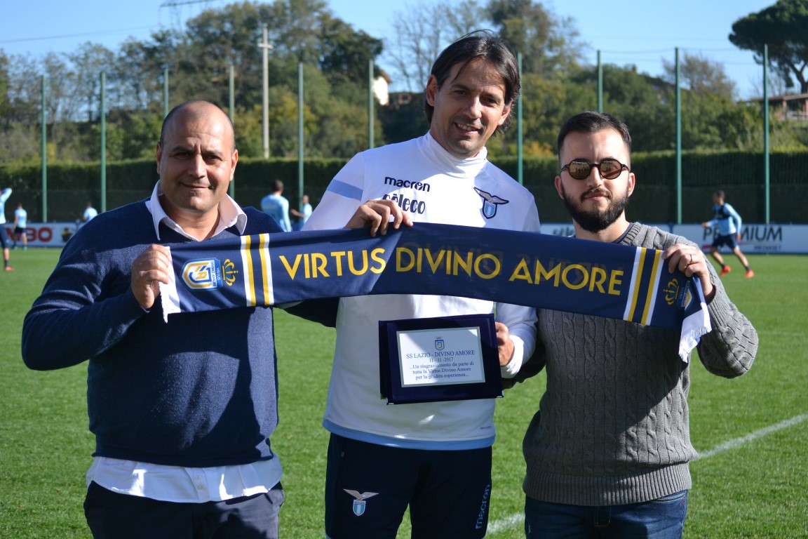 Virtus Divino Amore calcio (I categoria), amichevole con la Lazio. Randò: «E’ stata un’occasione unica»