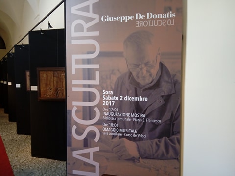 Arte in Ciociaria: a Sora la mostra “Giuseppe De Donatis, lo Scultore”