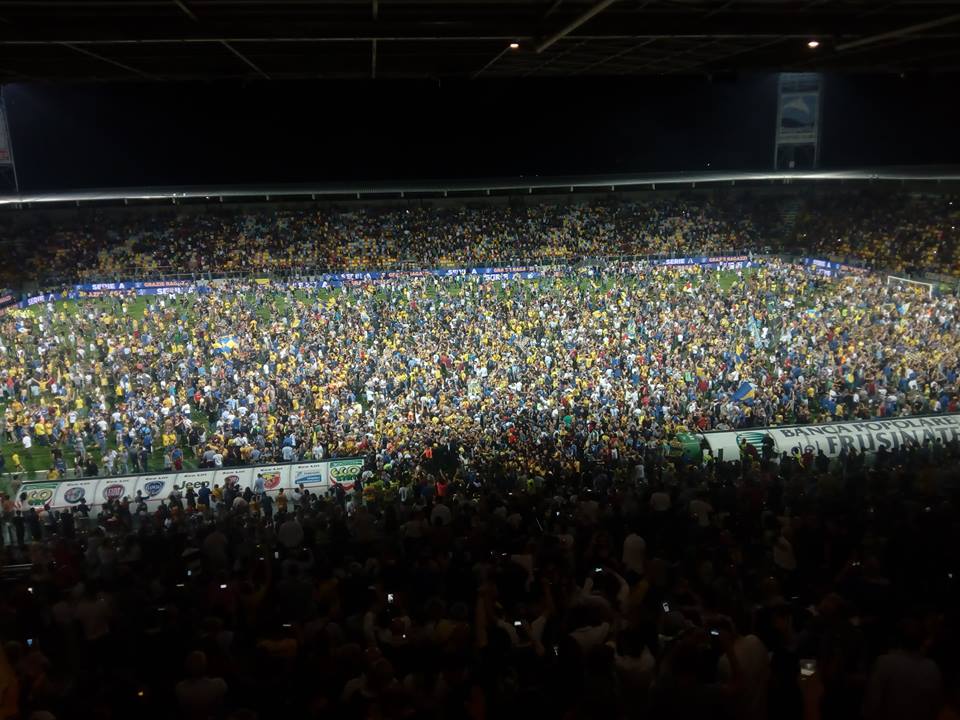 Frosinone in Serie A, delirio allo Stirpe