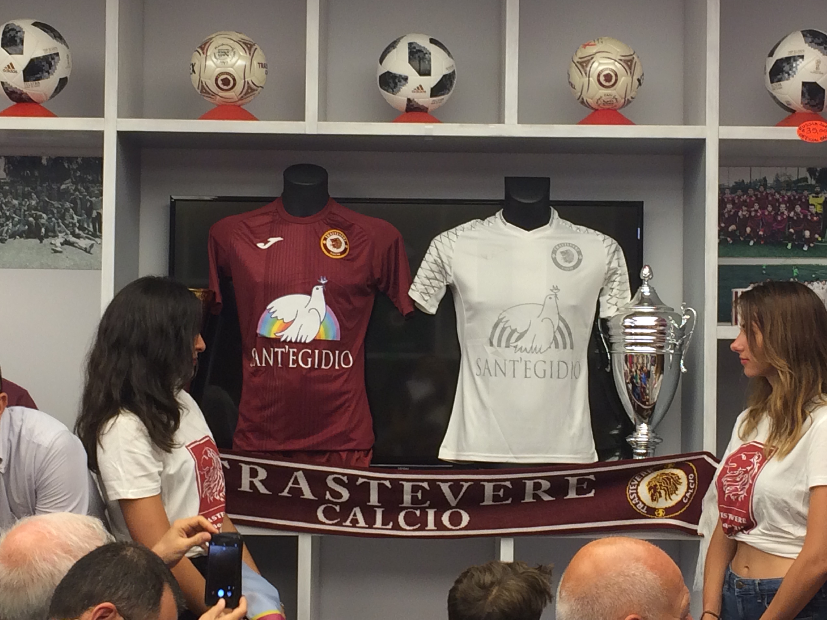 Trastevere, presentate le nuove maglie per la stagione 2018/19