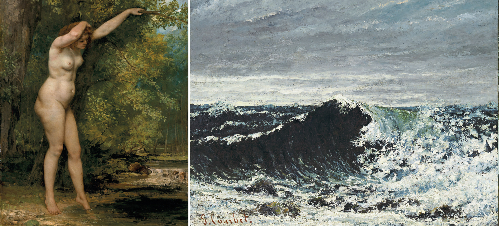 Sull’onda di Courbet