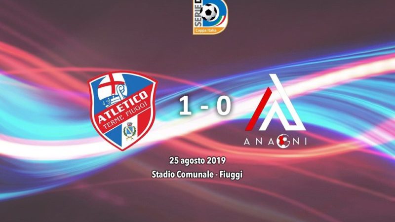 Coppa Italia Serie D | L’Atletico Terme Fiuggi batte l’Anagni con un lampo di Manfrellotti