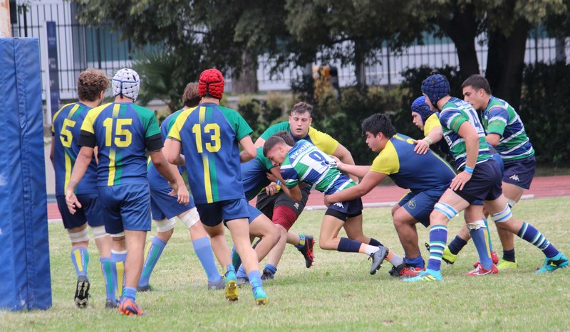 Rugby: prima meta di Gabriele Schiavi al Cus Milano U18. Conquistato l’accesso in èlite!