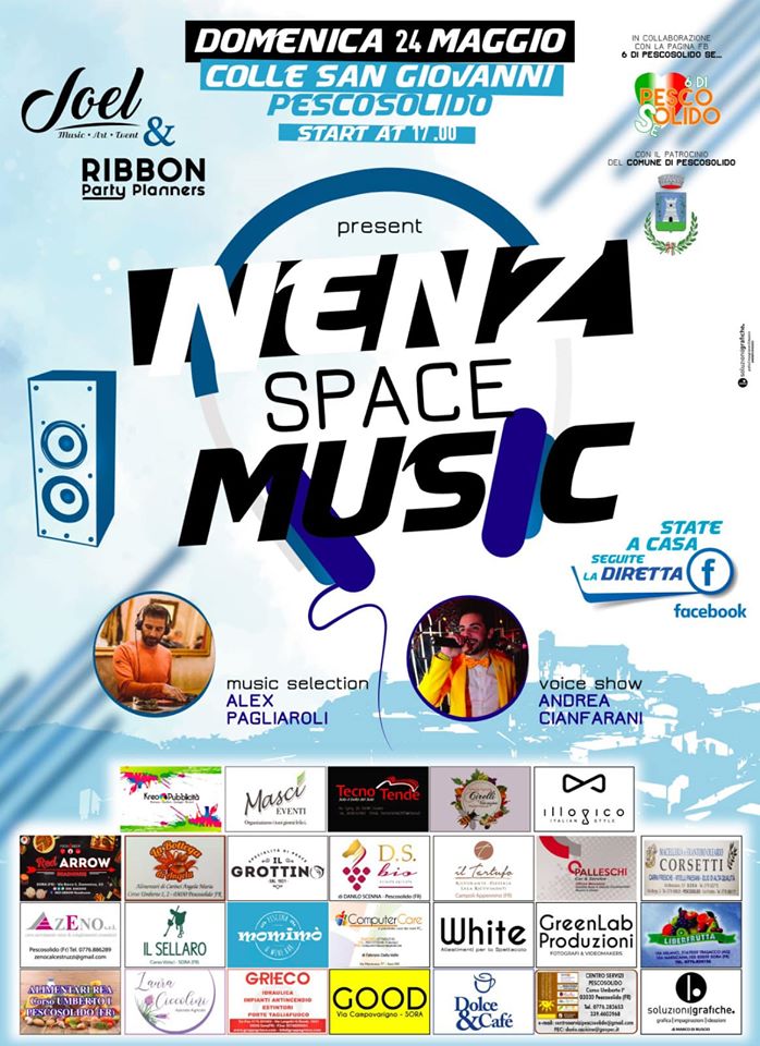 Nenz Space Music: tutto pronto per l’evento di domenica 24 maggio a Pescosolido