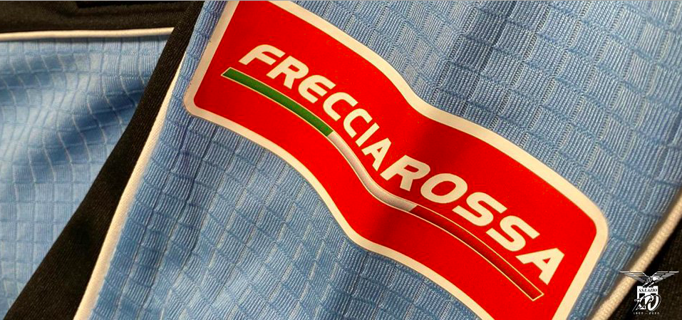 La S.S. Lazio in campo con Frecciarossa