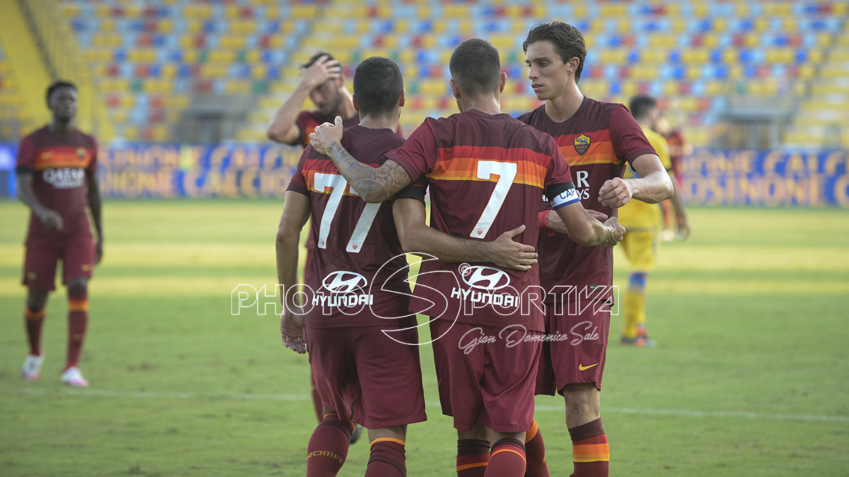 Roma – Frosinone, poker giallorosso in amichevole