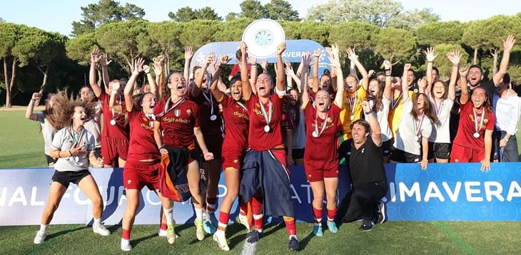 Primavera femminile | La Roma supera 2-0 la Juve e si aggiudica il terzo titolo consecutivo